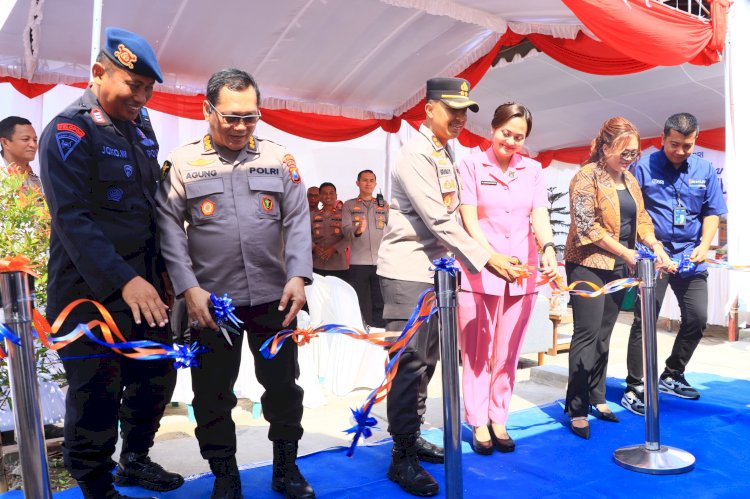 Tingkatkan Kesejahteraan Anggota, Kapolres Kediri Kota Resmikan Perumahan Grand Dharaka