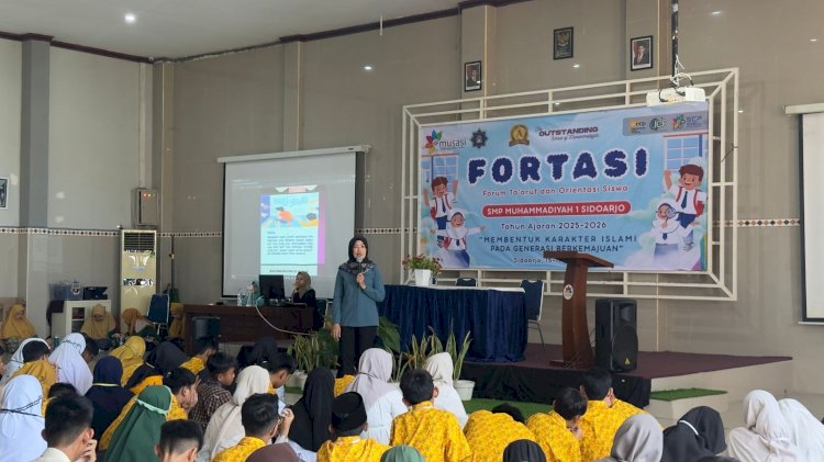 Unit PPA Satreskrim Polresta Sidoarjo Ajak Pelajar Giat Belajar dan Cegah Perundungan